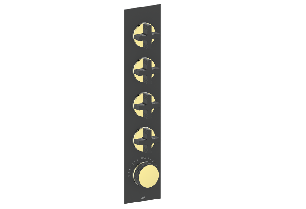 MOND TRIM FOR 3/4" HIGH-FLOW TH VALVE WITH 4 VOLUME CONTROLS