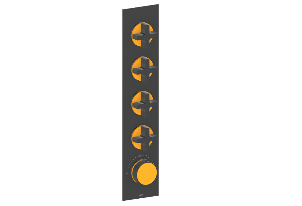 MOND TRIM FOR 3/4" HIGH-FLOW TH VALVE WITH 4 VOLUME CONTROLS
