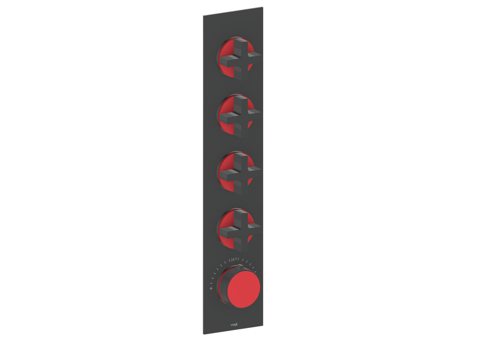 MOND TRIM FOR 3/4" HIGH-FLOW TH VALVE WITH 4 VOLUME CONTROLS