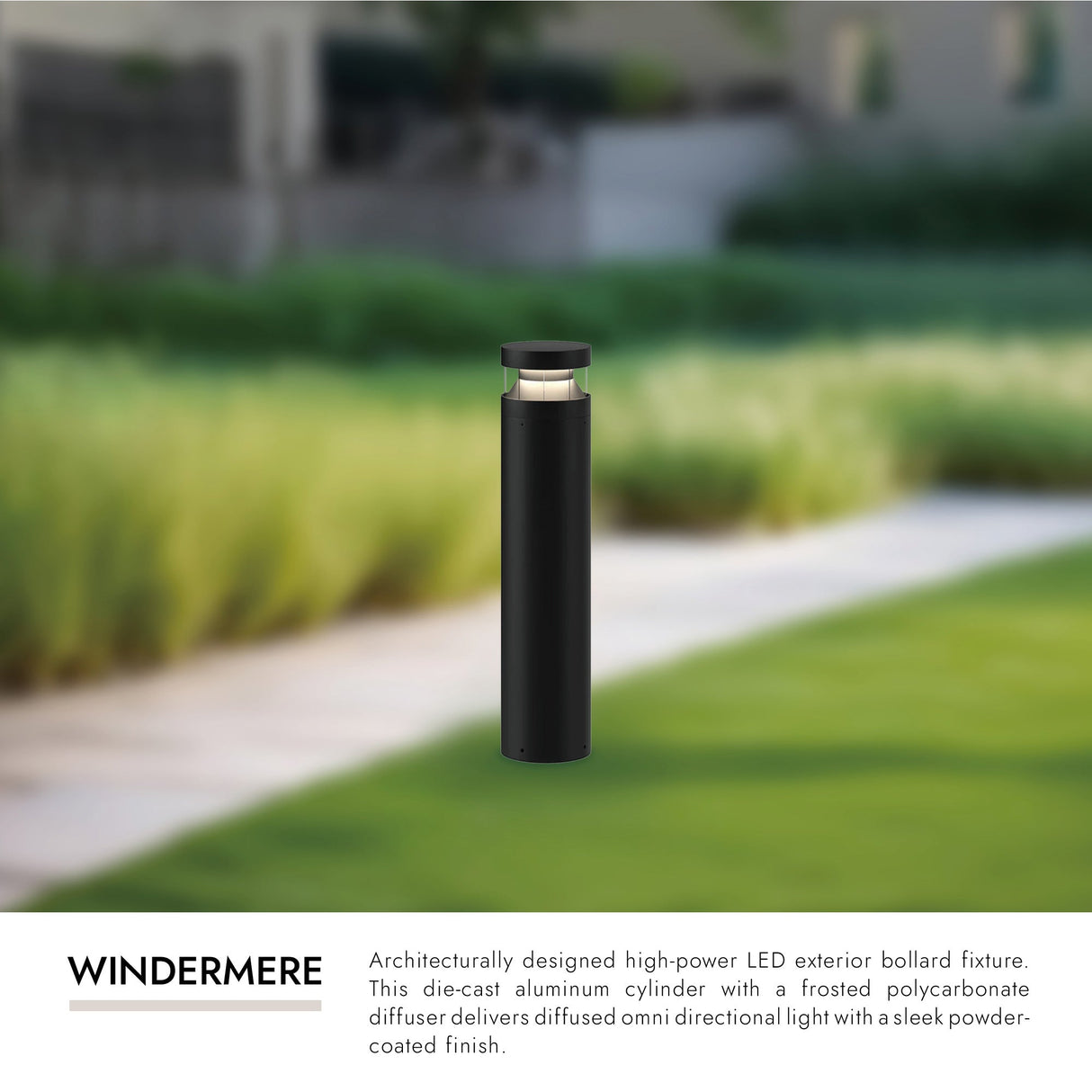 Kuzco Windermere 28-in Exterior Bollard