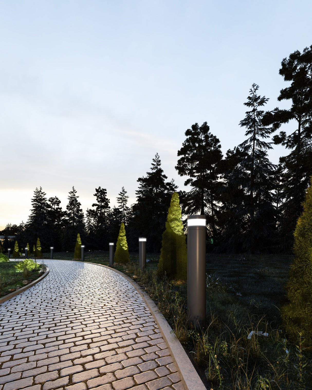 Kuzco Windermere 38-in Exterior Bollard