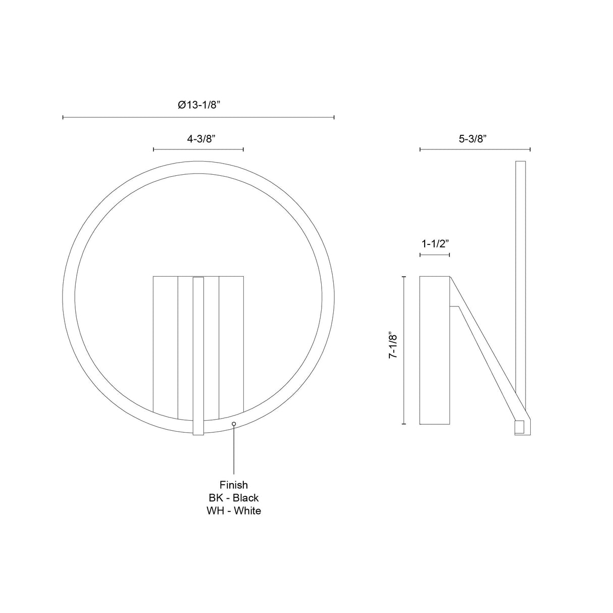 Kuzco Roda 13-in Wall Sconce