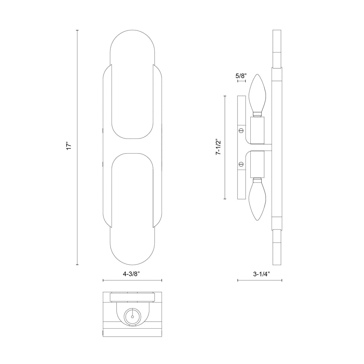 Alora Odin 17-in Wall/Vanity Light