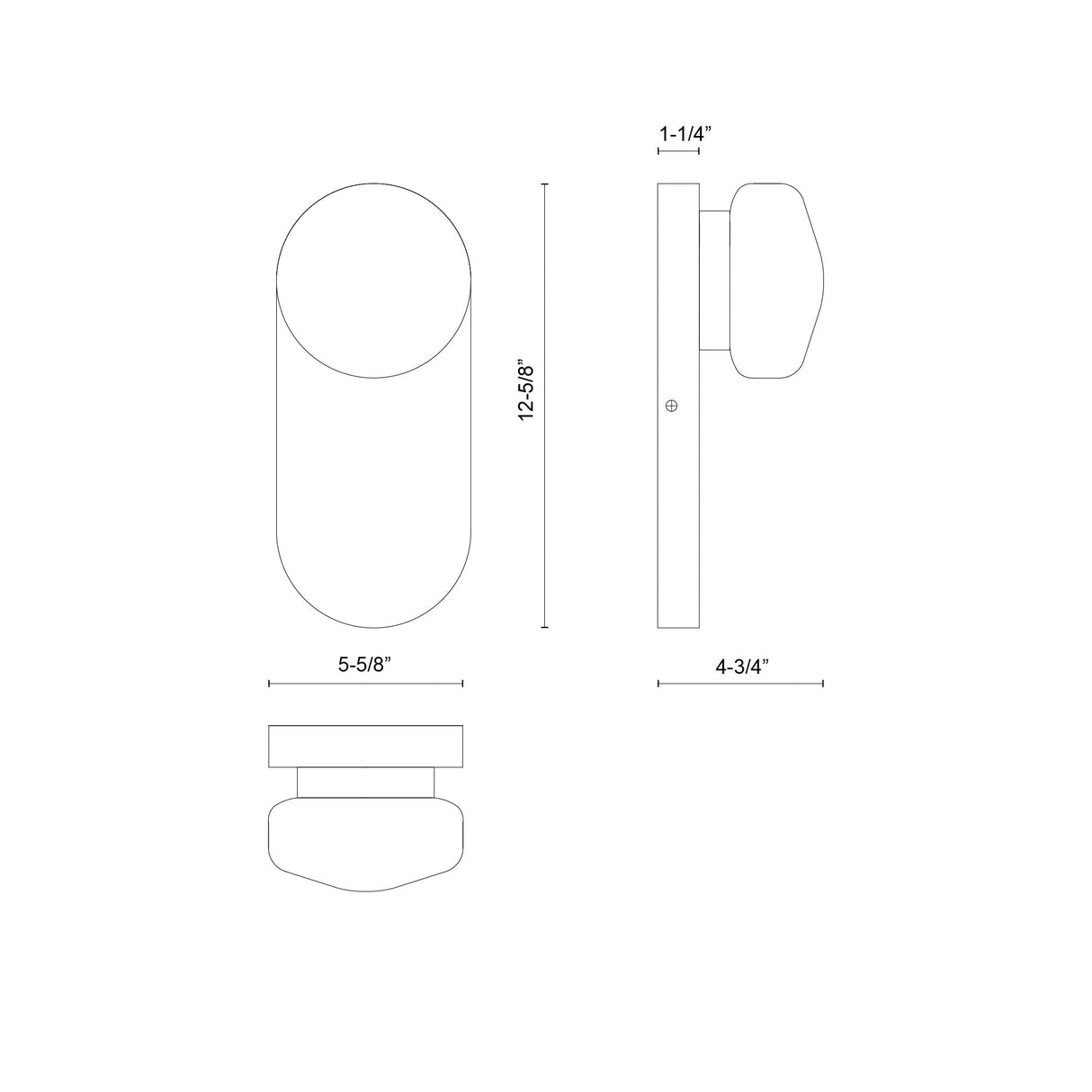 Alora Mood Ariel 12-in Wall/Vanity Light