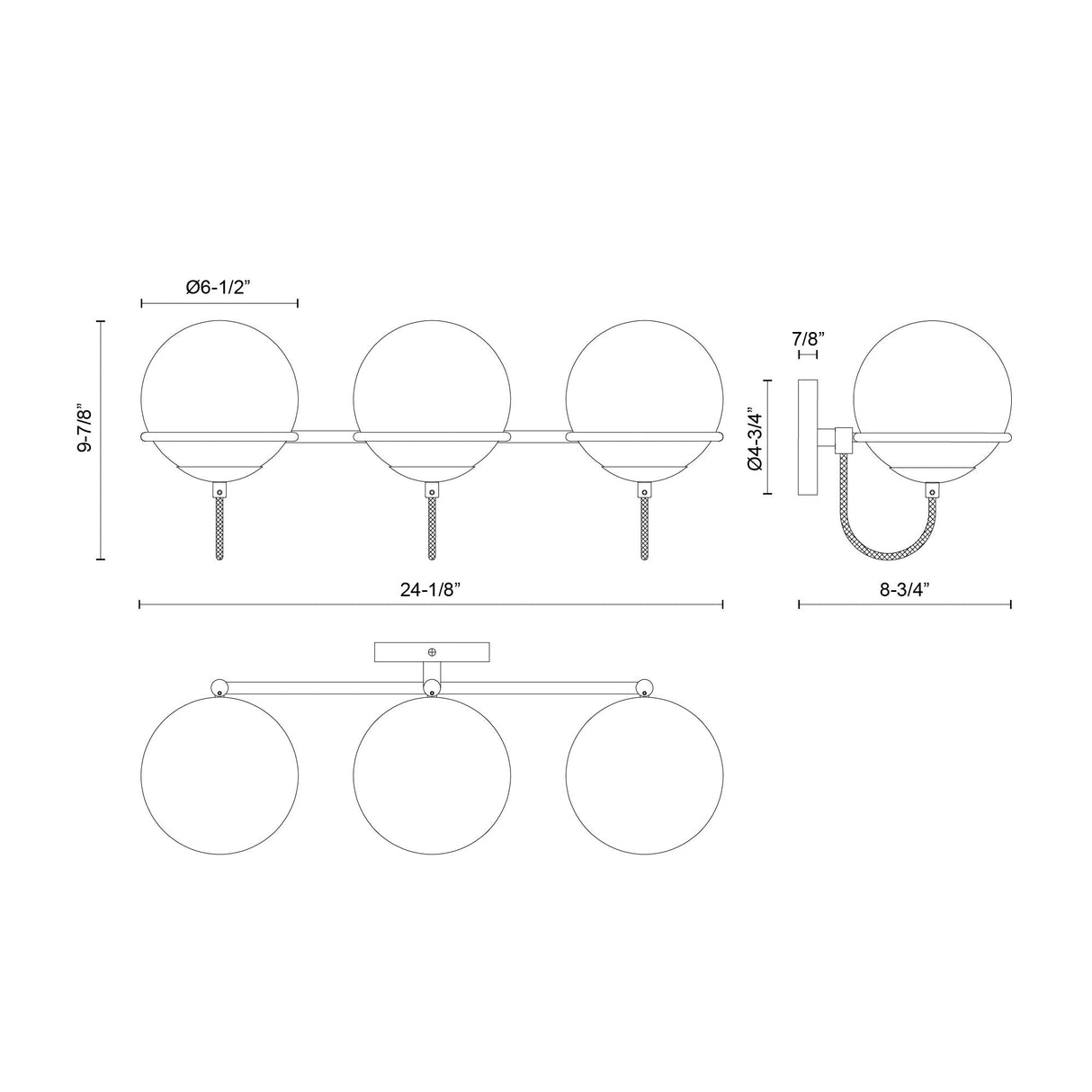 Alora Mood Alba 24-in Wall/Vanity Light