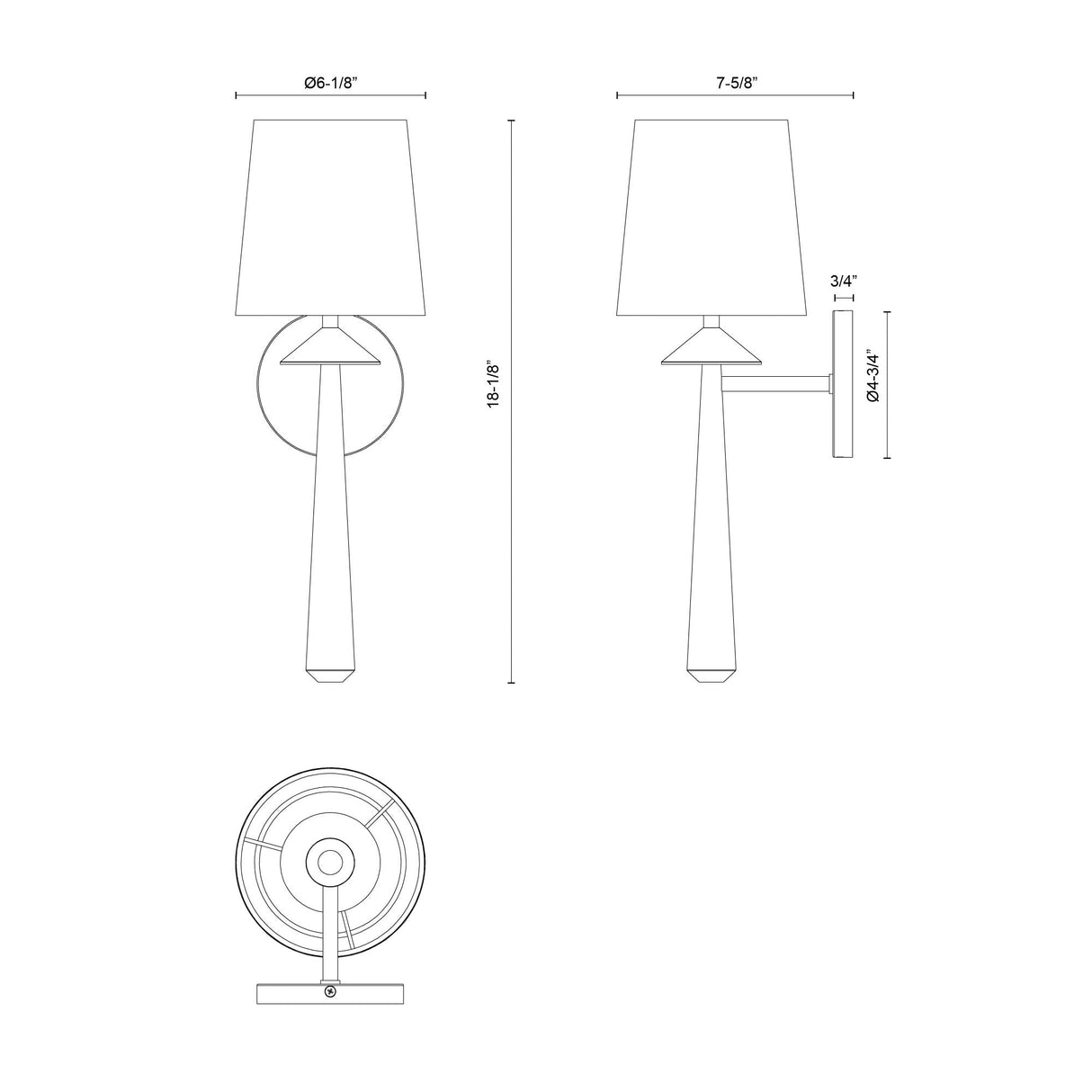 Alora Mood Bridgette 6-in Wall/Vanity Light