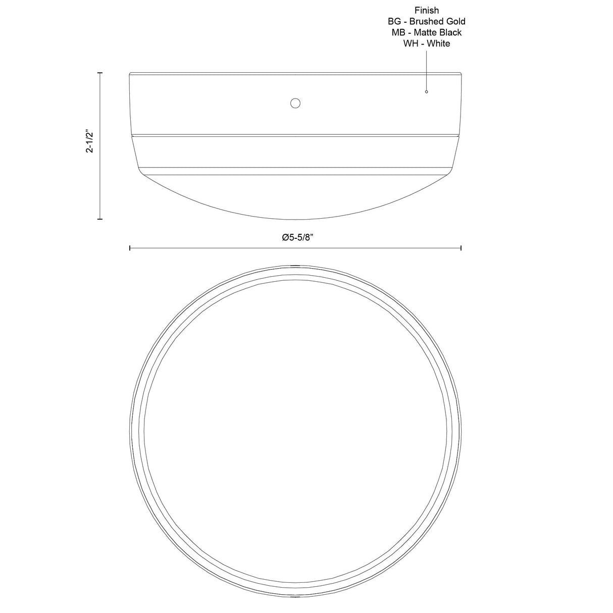 Kuzco Hugo 5-in Fan Light Kit