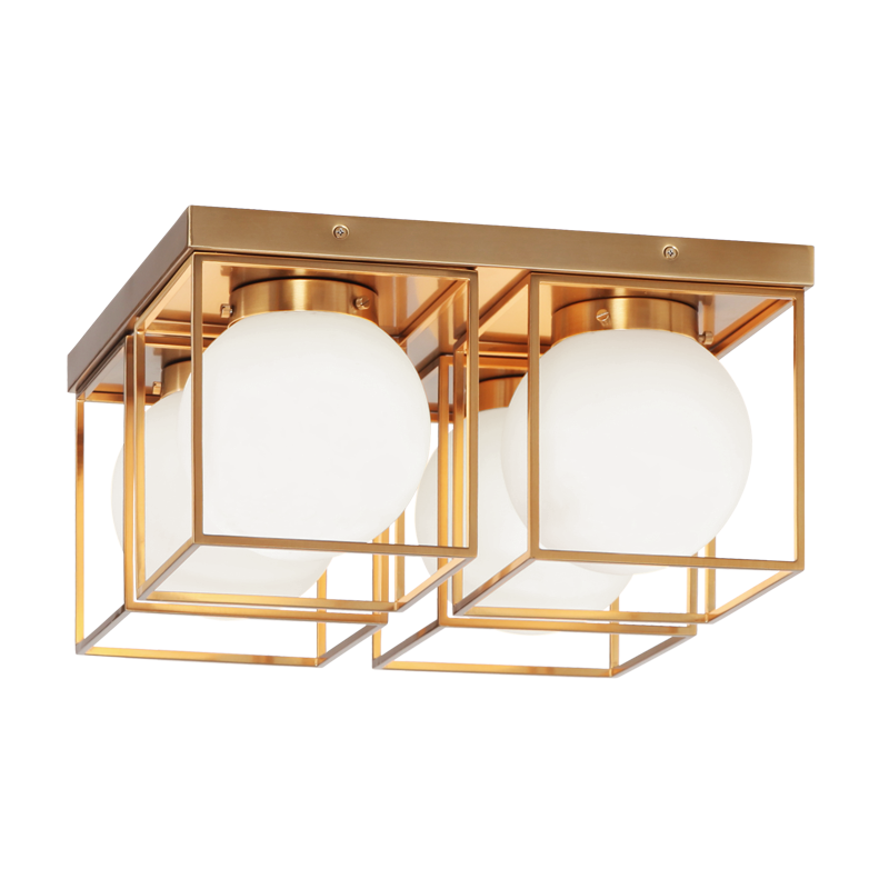 Matteo Squircle 4-Light Flush Mount Ceiling Light X03804 - image 1