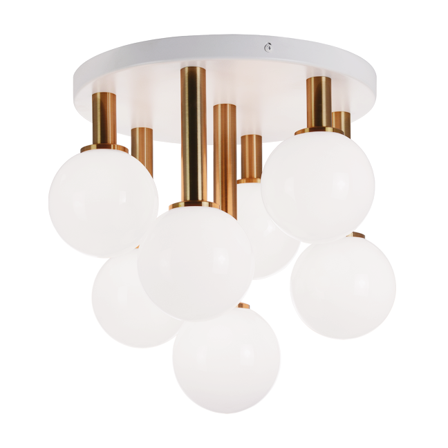 Matteo Stellar 7-Light Flush Mount Ceiling Light X75307AG - image 2