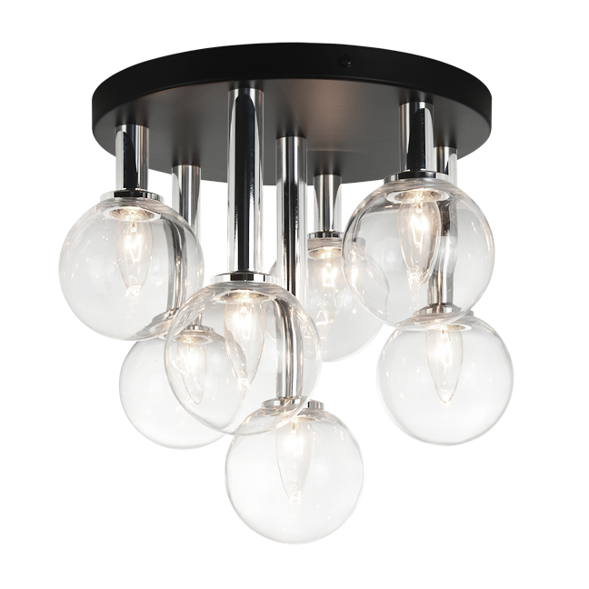 Matteo Stellar 7-Light Flush Mount Ceiling Light X75307AG - image 3