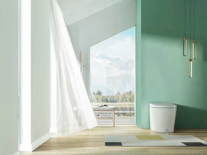 Lux Integrated bidet smart toilet