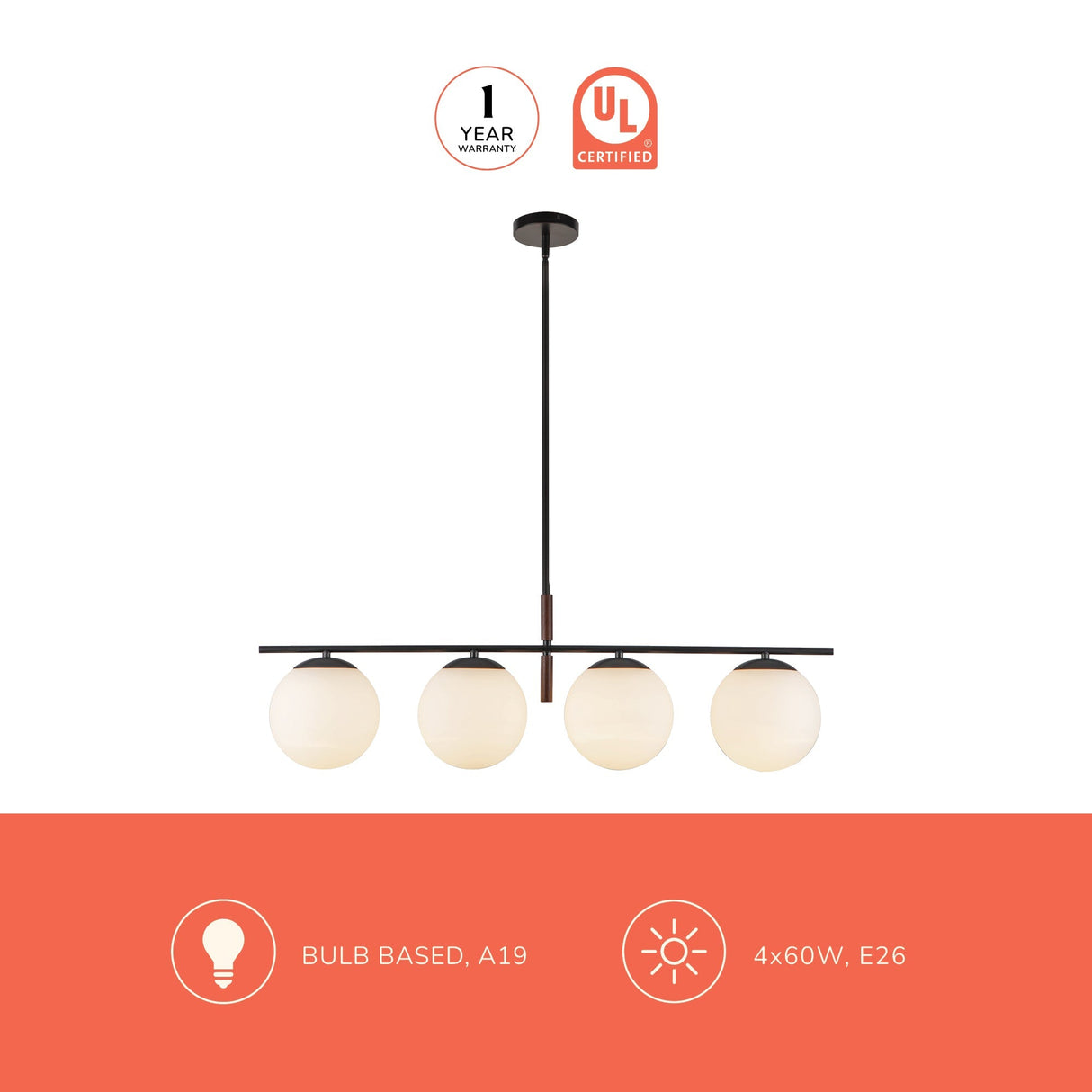 Alora Mood Zuri 37-in Linear Pendant