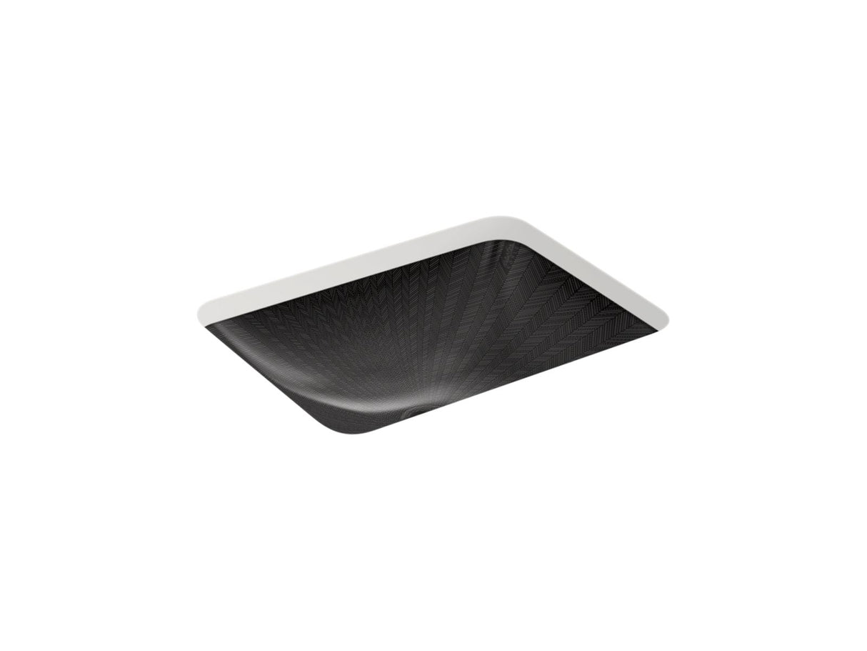 Sartorial™ Herringbone Caxton® 20" rectangular undermount bathroom sink