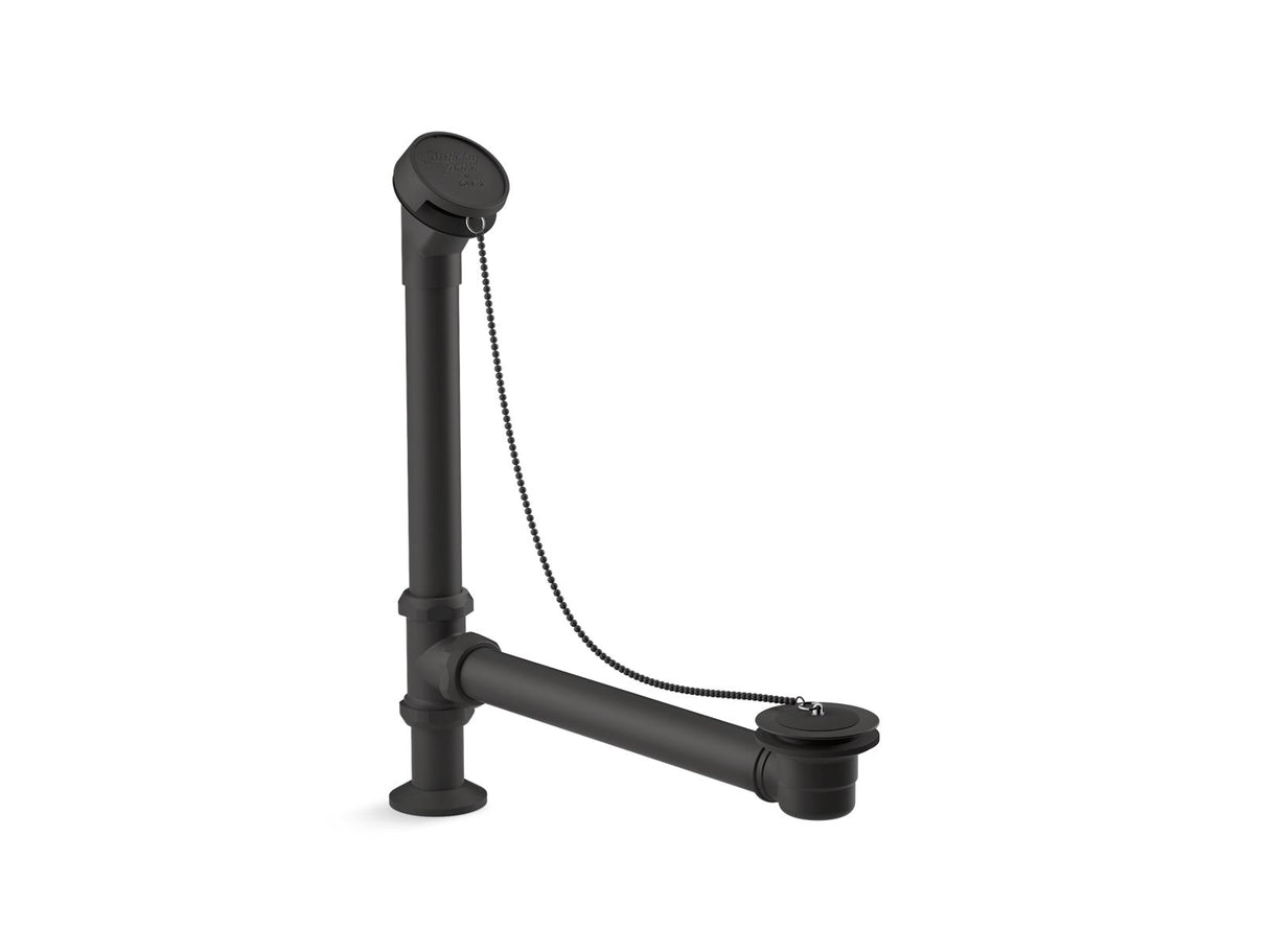 Antique Bath drain, chain and rubber stopper
