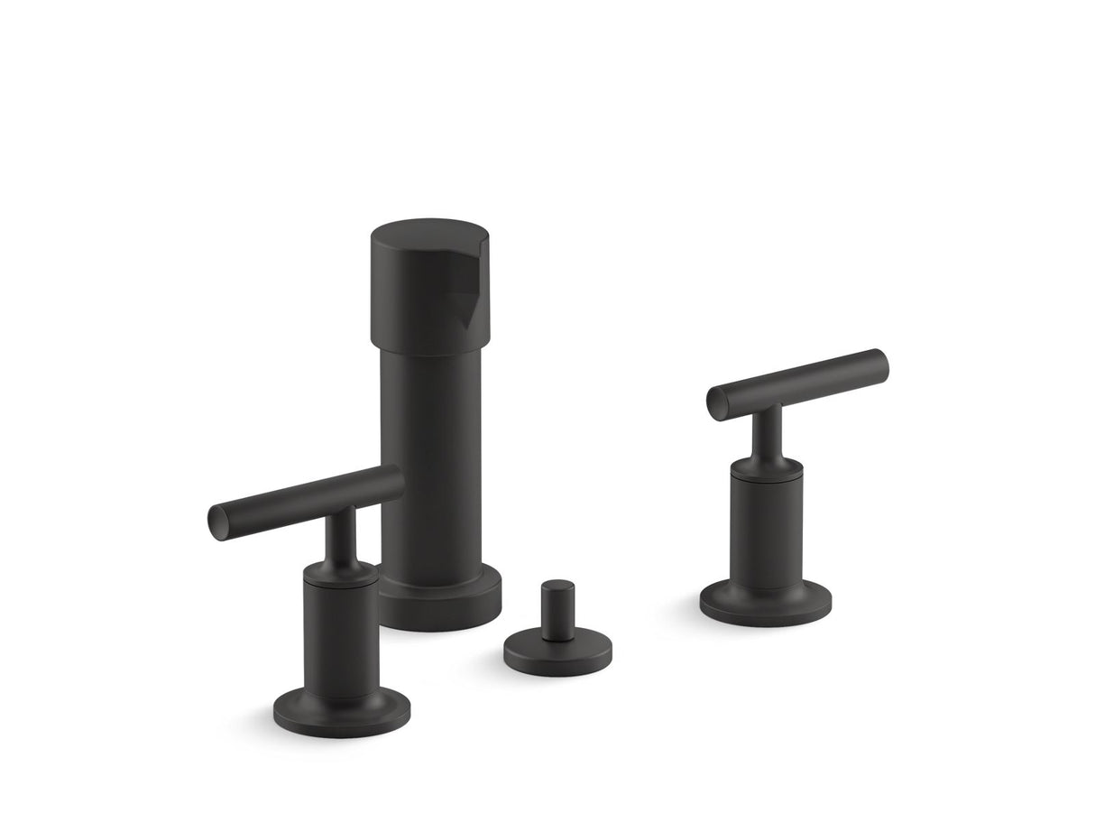 Purist® Vertical spray bidet faucet with lever handles