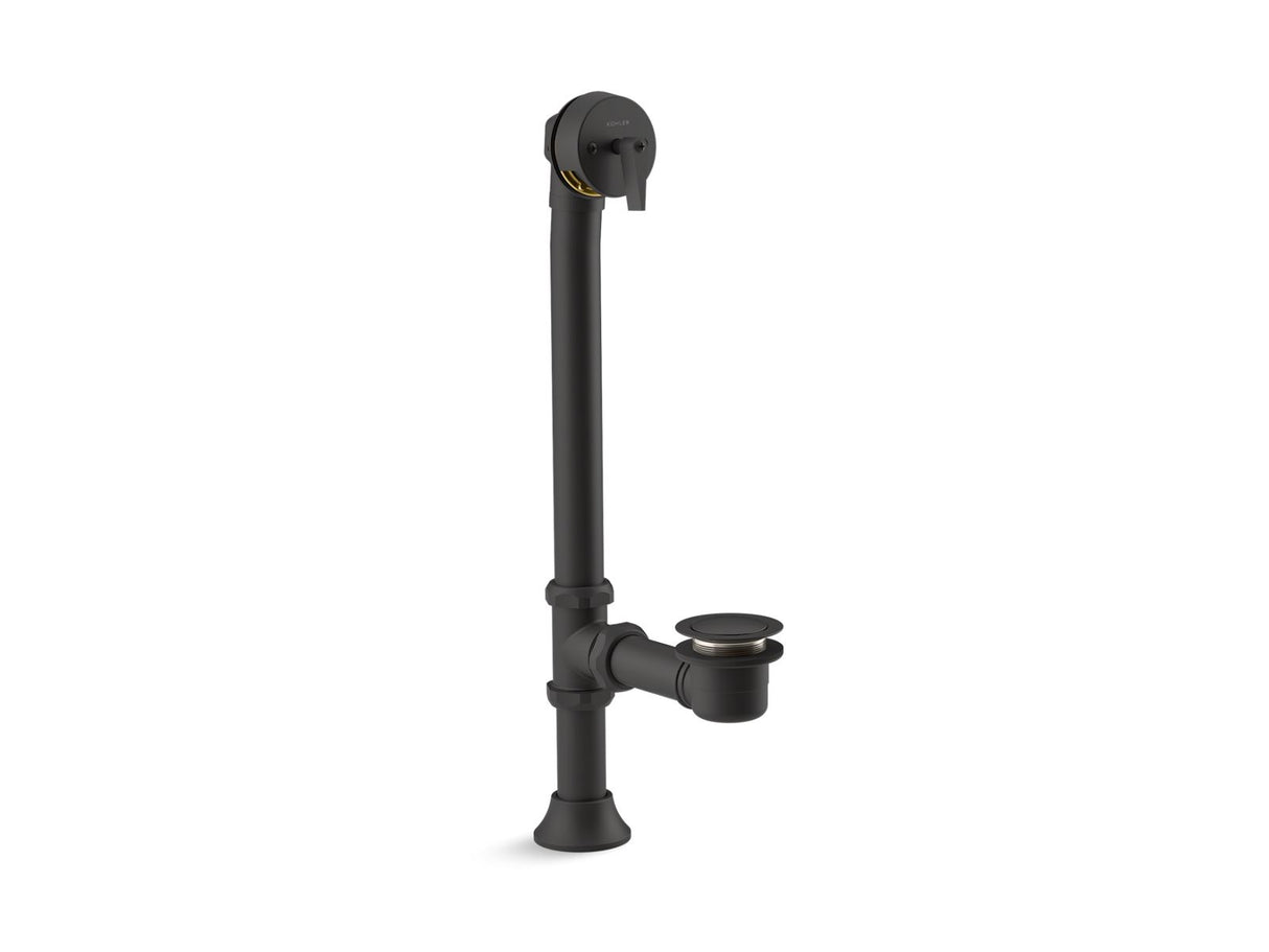 Iron Works® Decorative 1-1/2" adjustable pop-up bath drain for 5' whirlpool with tailpiece