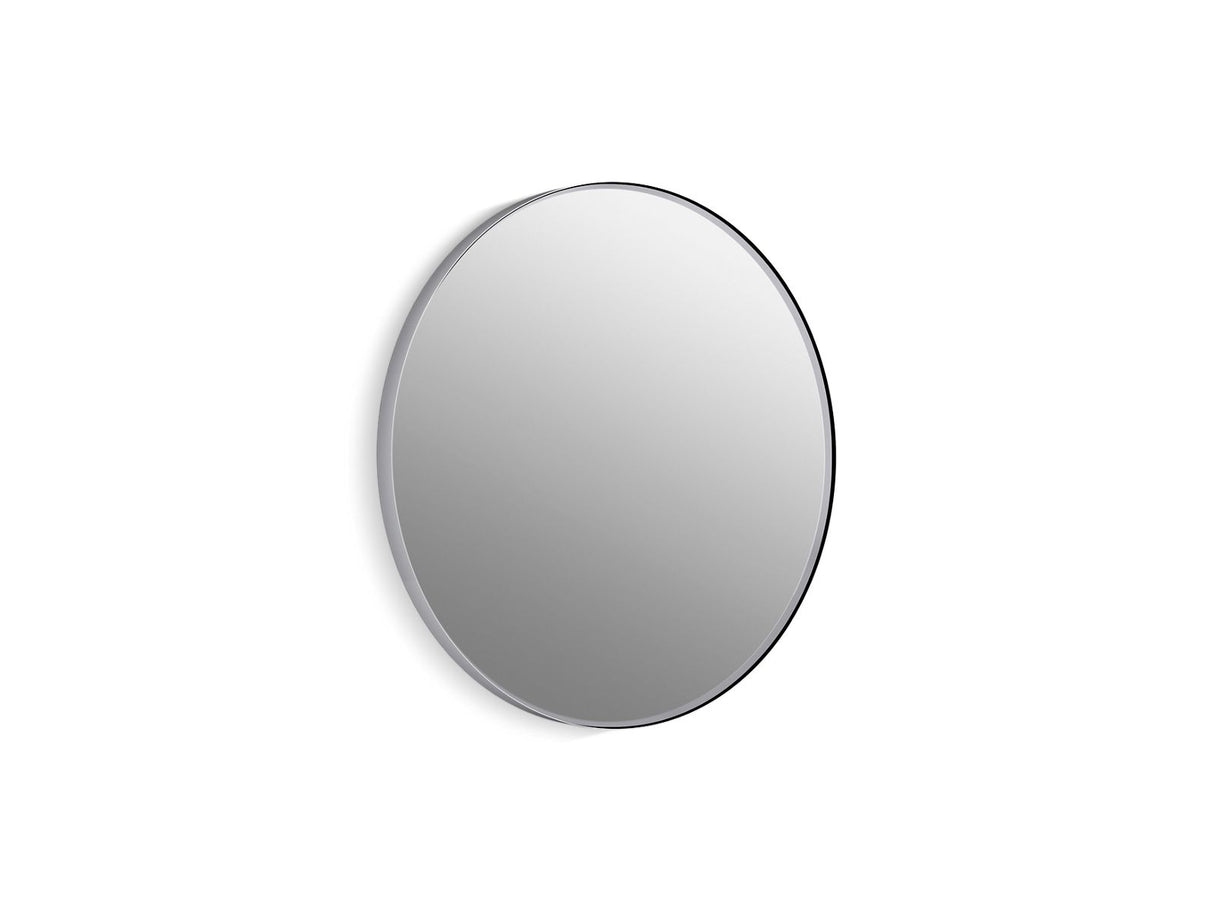 Essential 28" round framed mirror