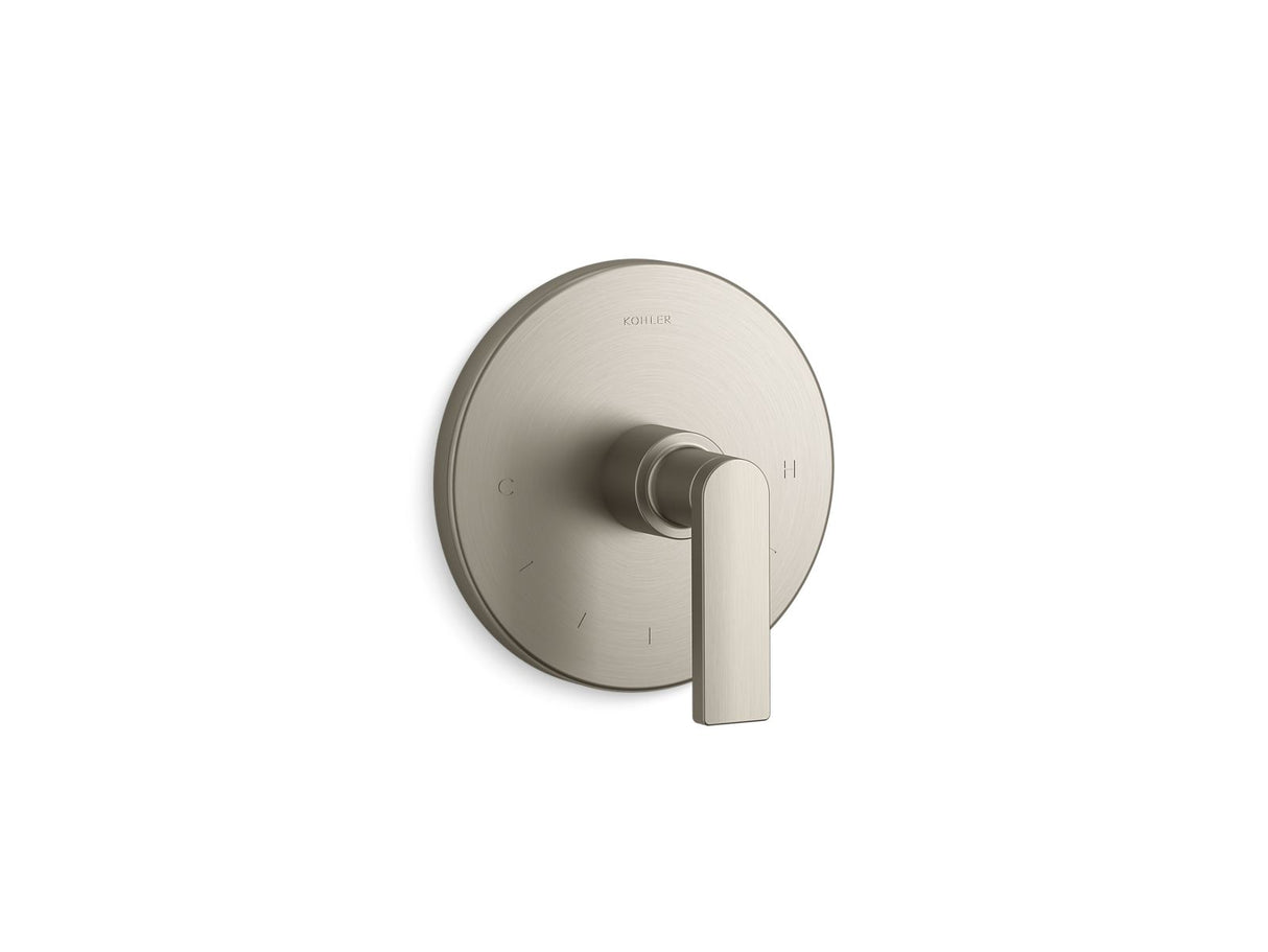 Composed® MasterShower® temperature control valve trim with lever handle