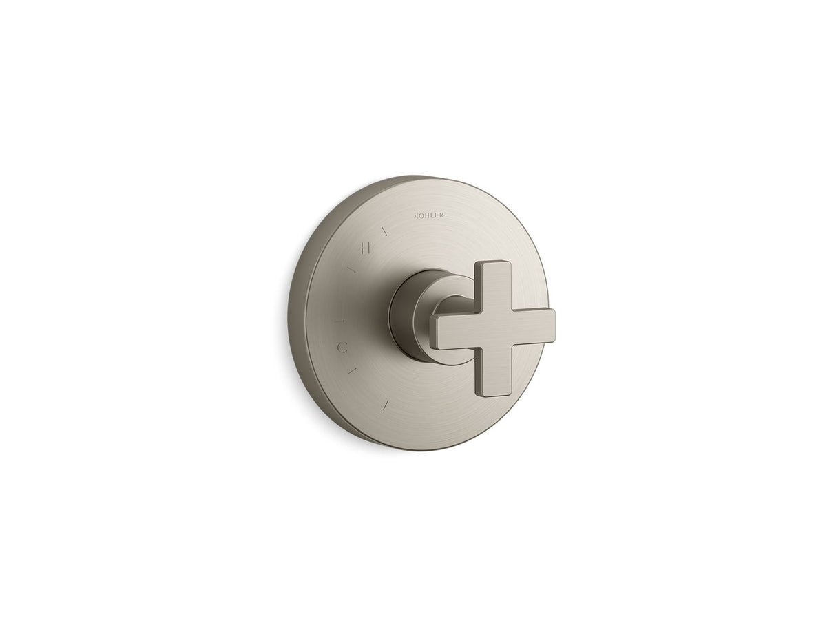 Composed® Rite-Temp® valve trim with cross handle