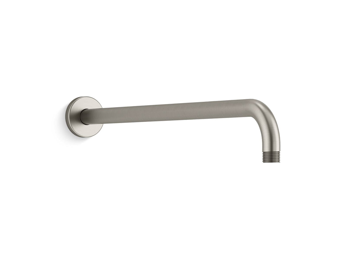Statement® 19" wall-mount single-function rainhead arm and flange