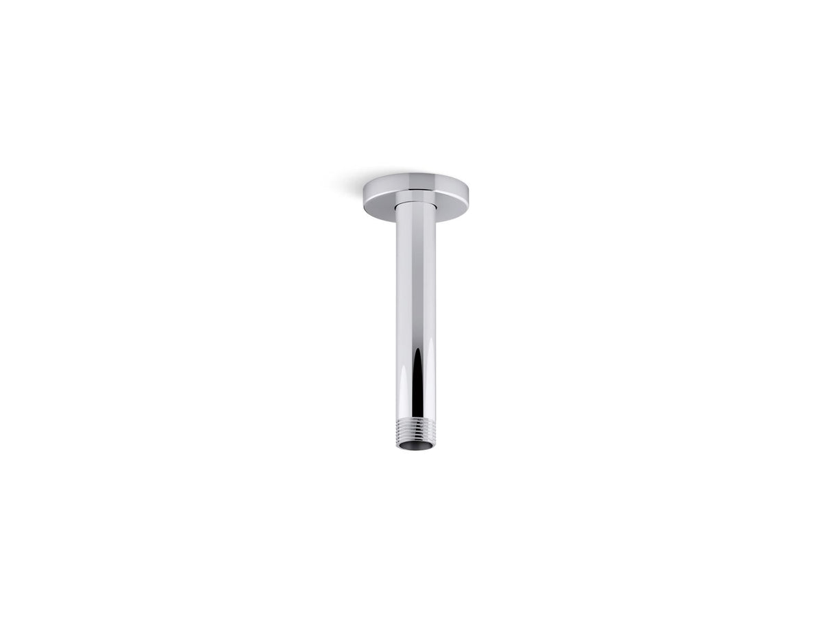 Statement® 6" ceiling-mount single-function rainhead arm and flange