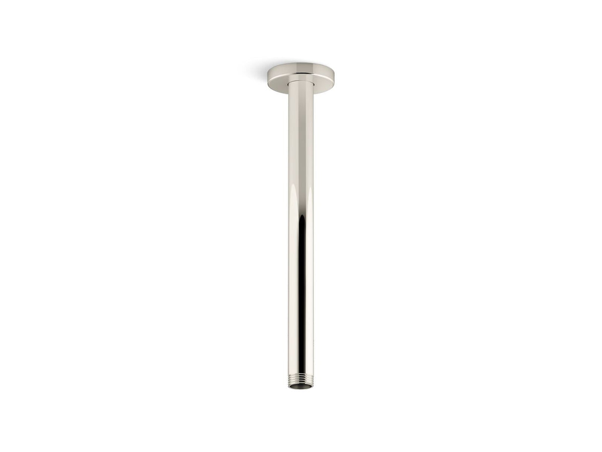 Statement® 12" ceiling-mount single-function rainhead arm and flange