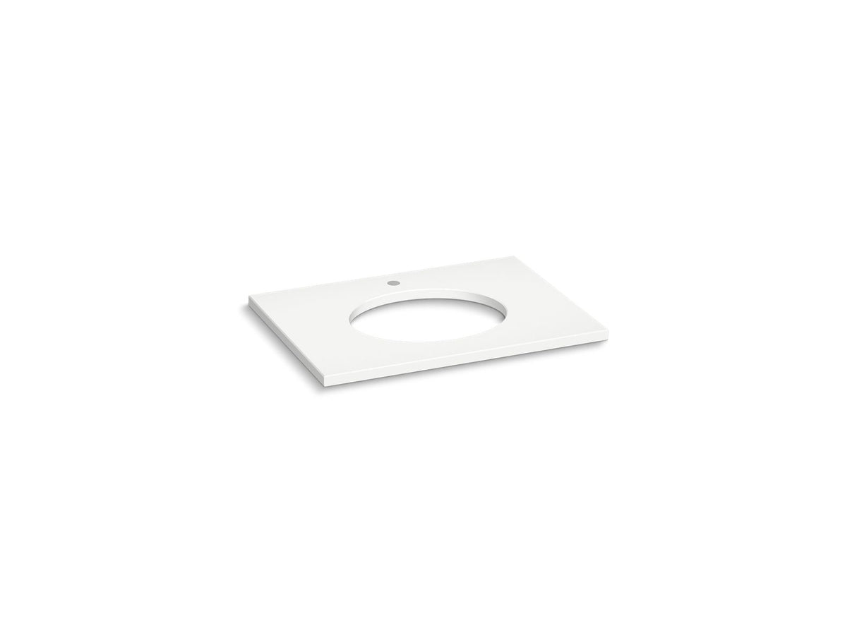Silestone® 31" quartz vanity top with oval cutout