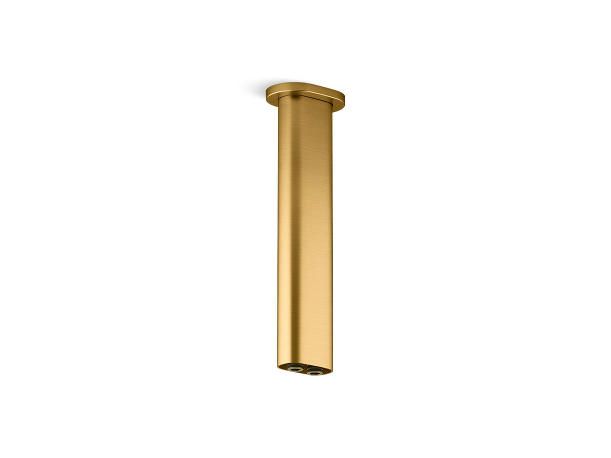Statement® 10" ceiling-mount two-function rainhead arm and flange