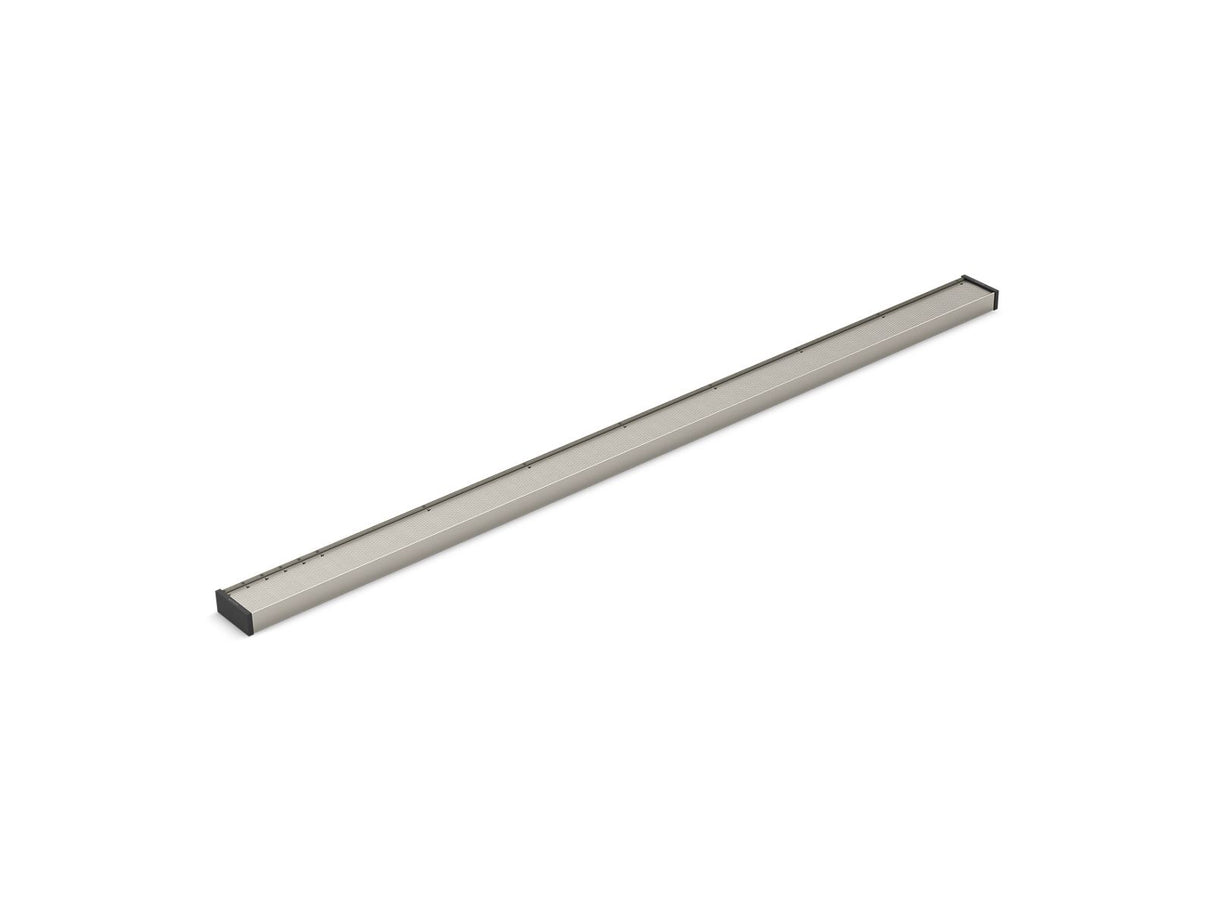 2-1/2" x 48" linear drain grate with tile-in panel
