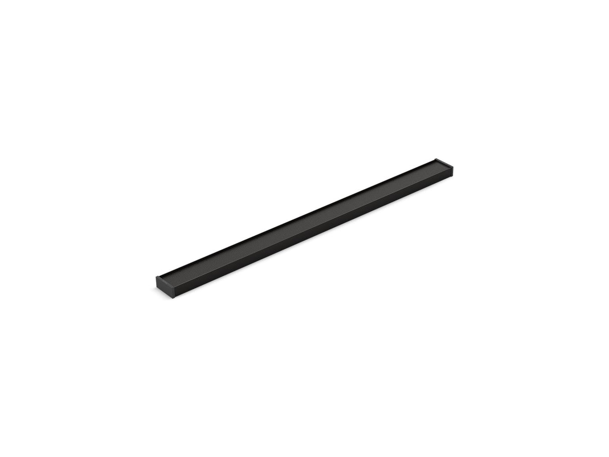 2-1/2" x 36" linear drain grate with tile-in panel