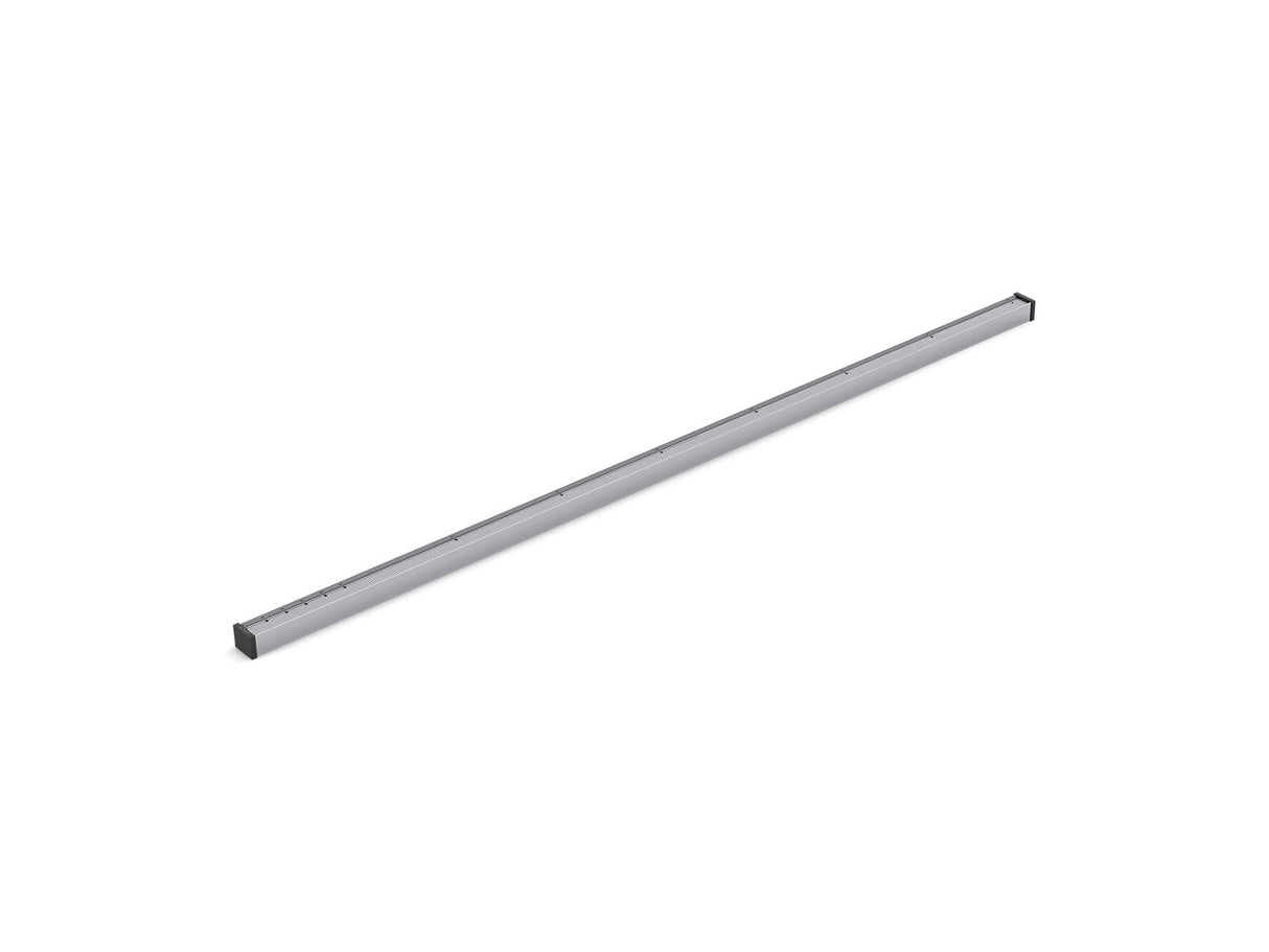 1-1/4" x 48" linear drain grate with tile-in panel