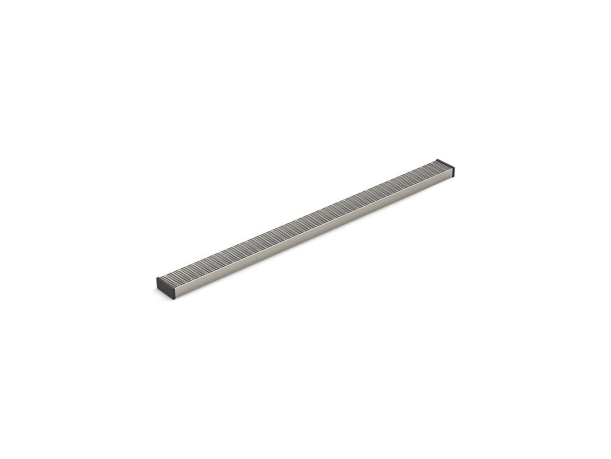 2-1/2" x 36" linear drain grate with lattice pattern