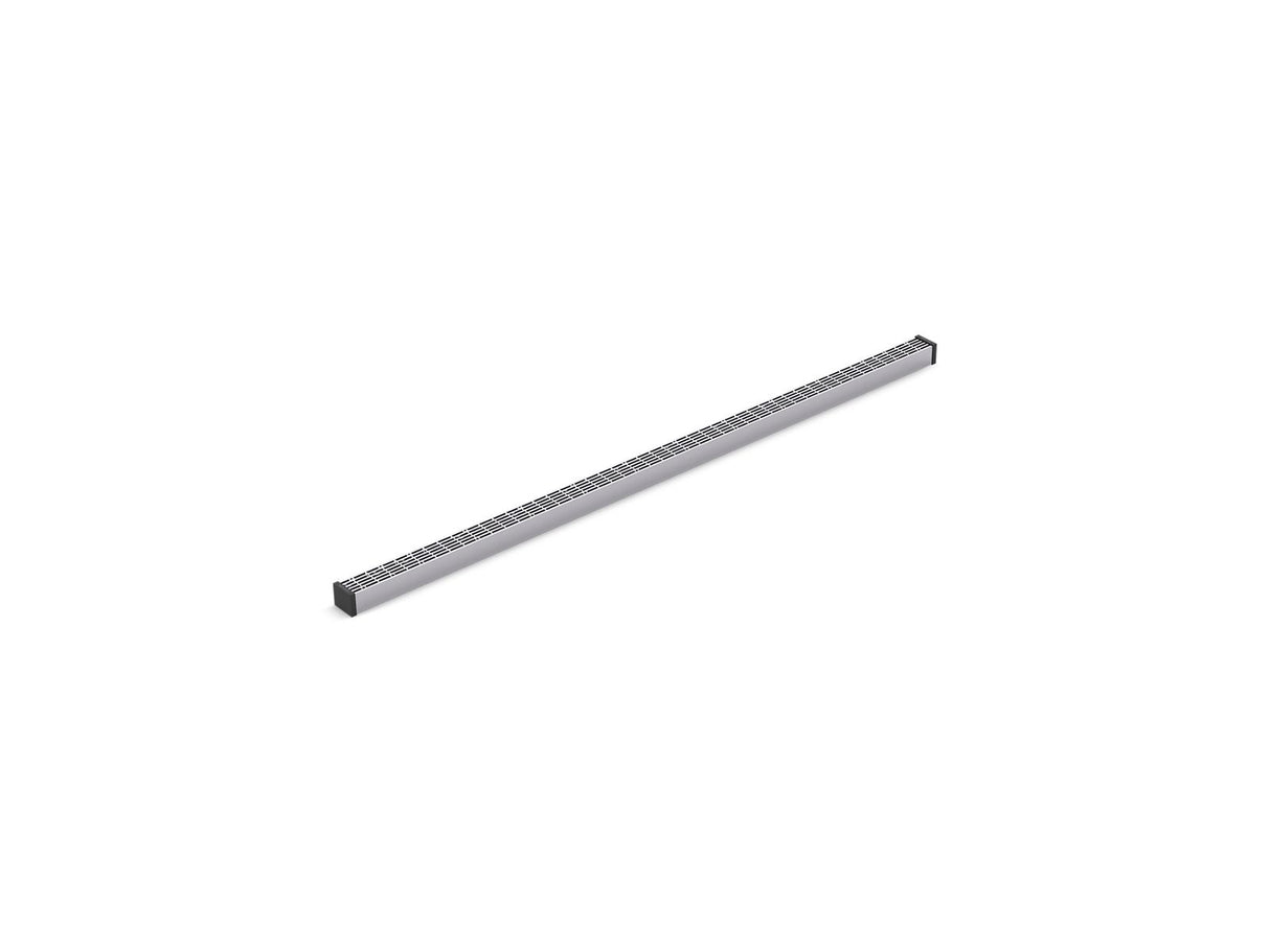2-1/2" x 48" linear drain grate with lattice pattern