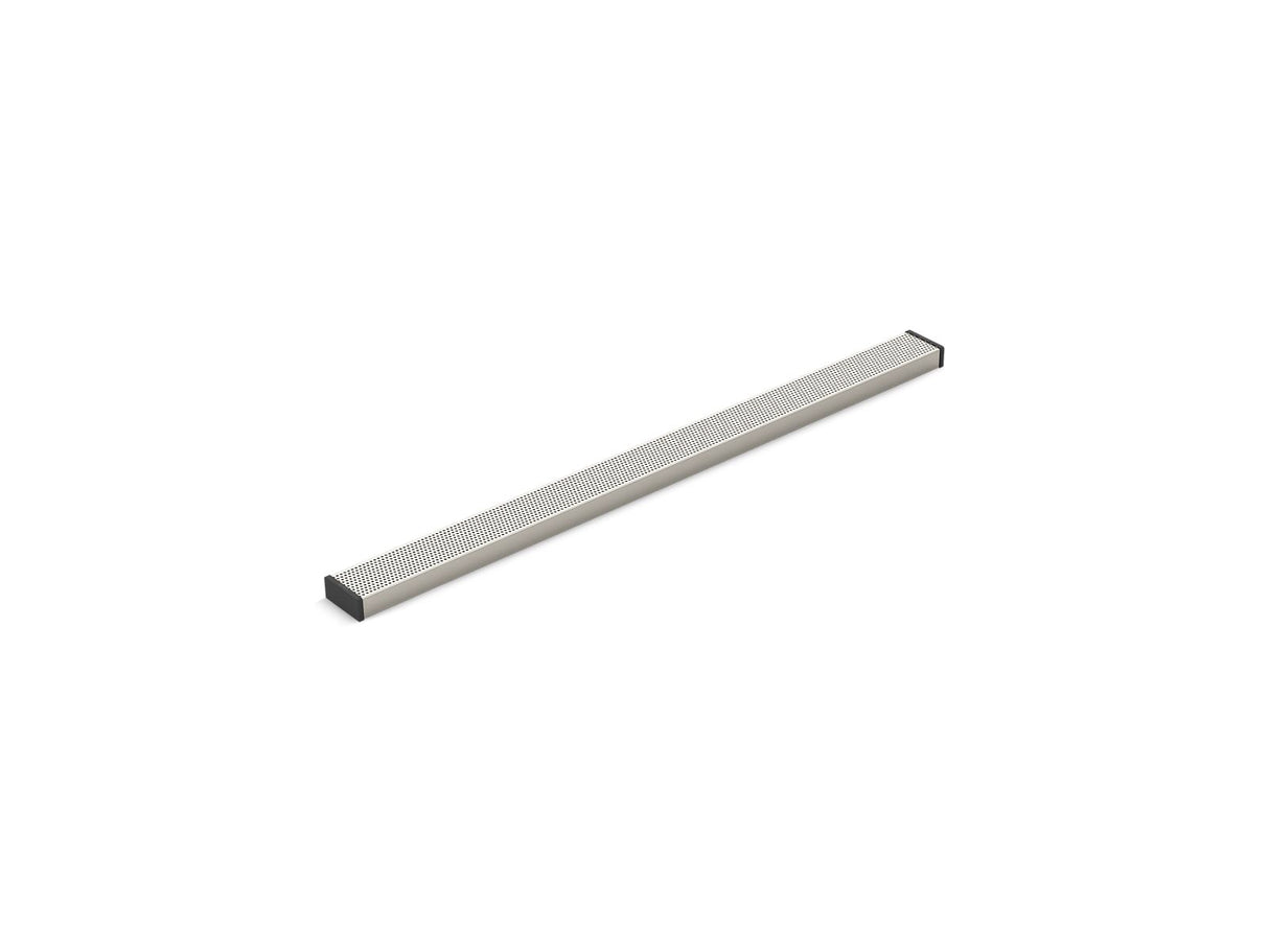 2-1/2" x 36" linear drain grate with perforated pattern