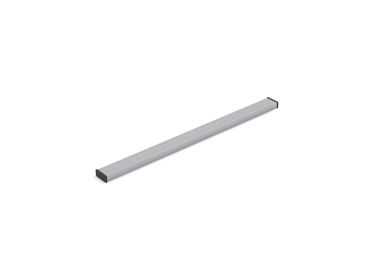 2-1/2" x 36" linear drain grate with perforated pattern