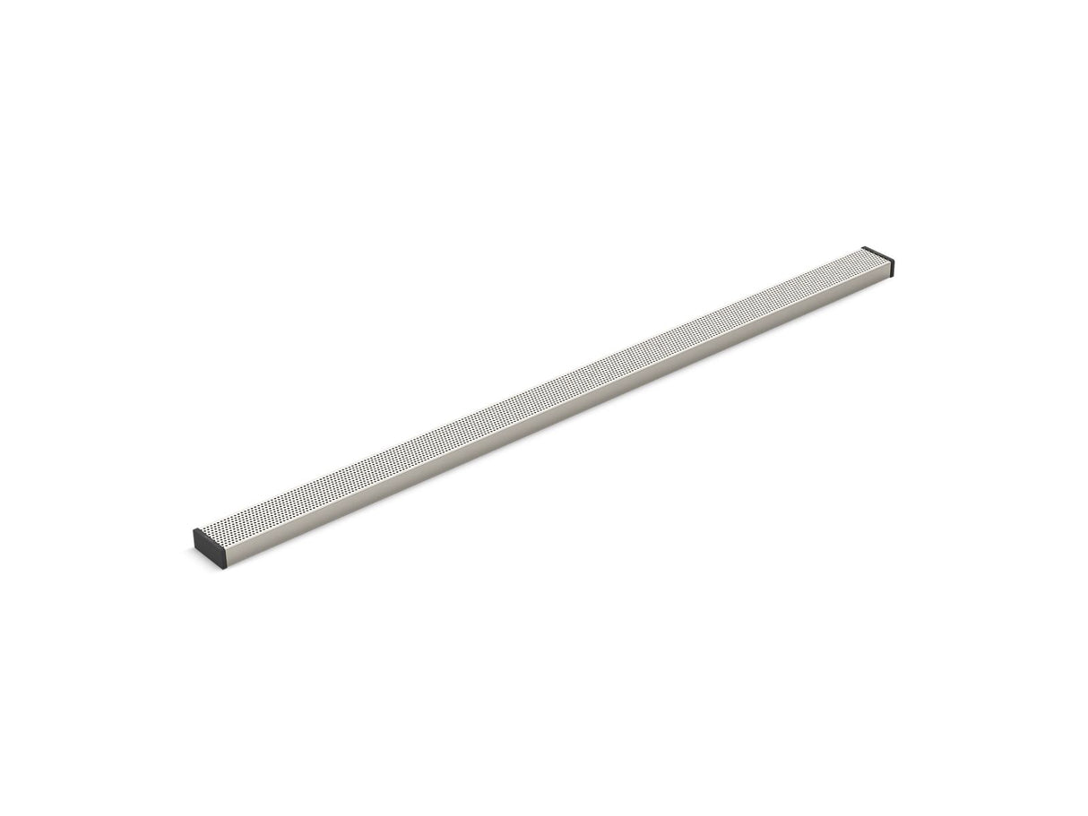 2-1/2" x 48" linear drain grate with perforated pattern