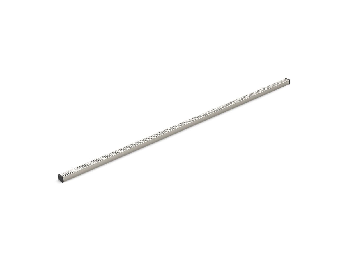 1-1/4" x 60" linear drain grate with perforated pattern