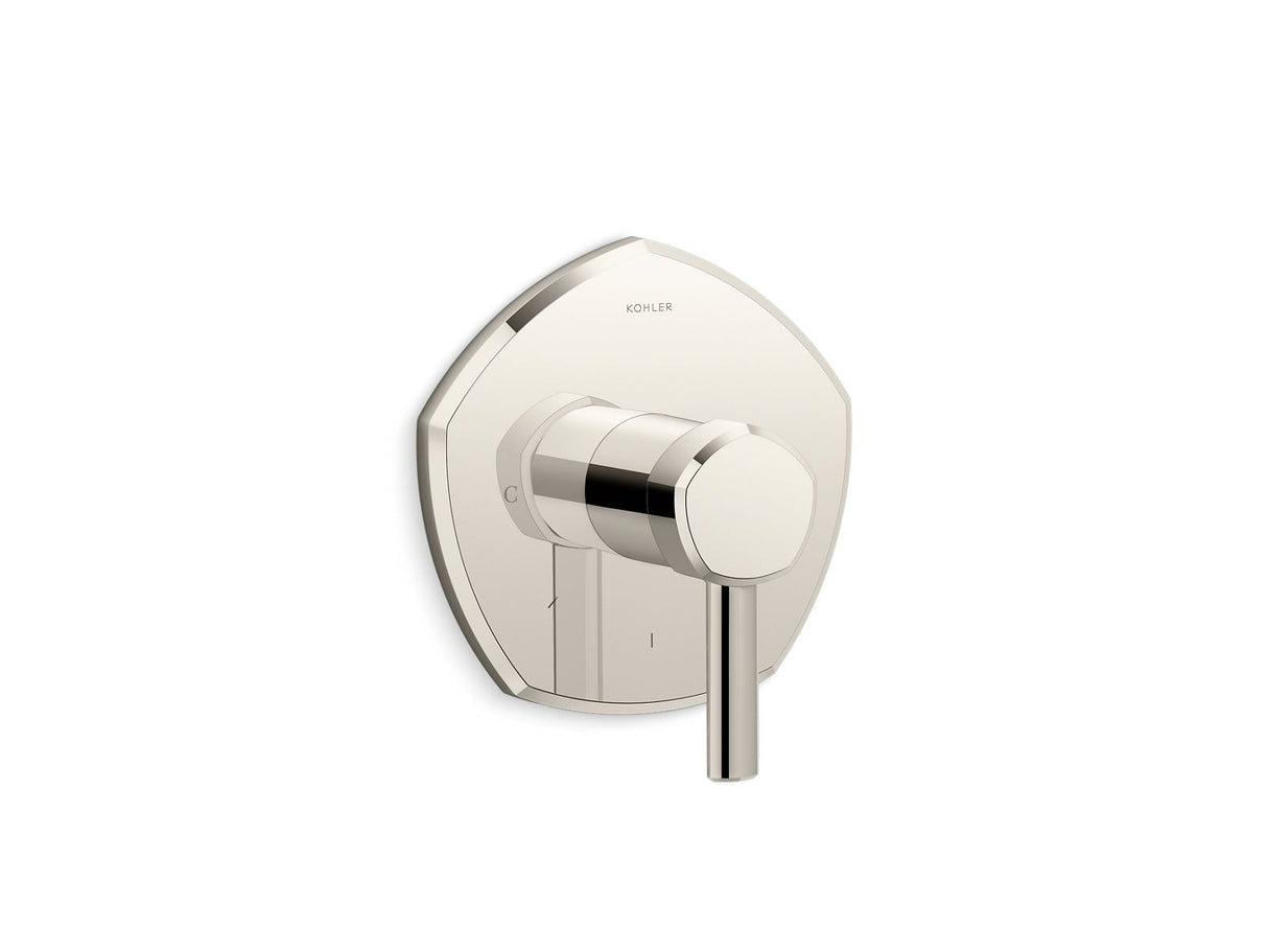 Occasion® MasterShower® temperature control valve trim with lever handle