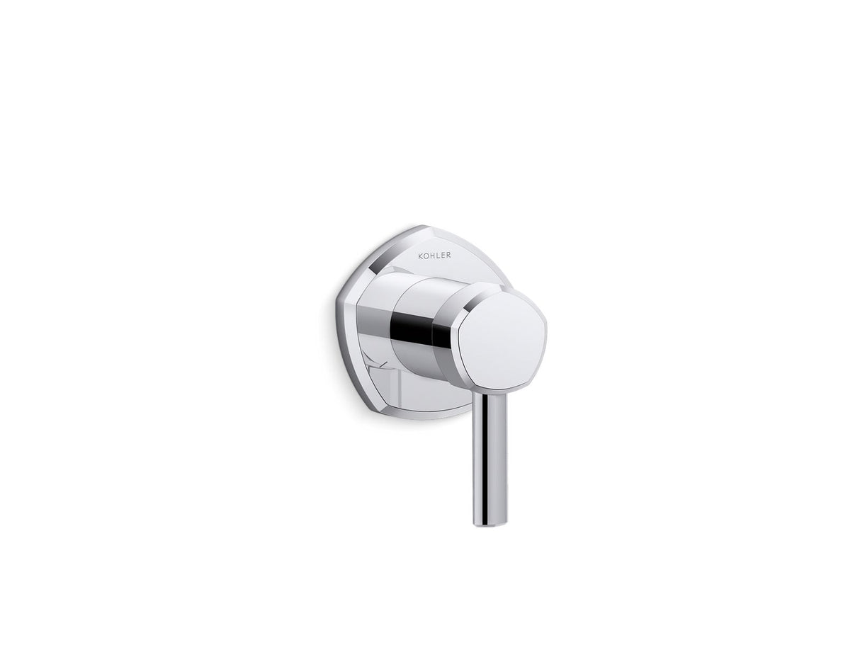 Occasion® MasterShower® transfer valve trim with lever handle