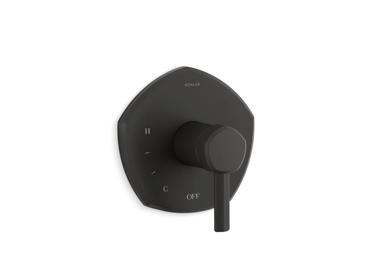 Occasion® Rite-Temp® valve trim with lever handle