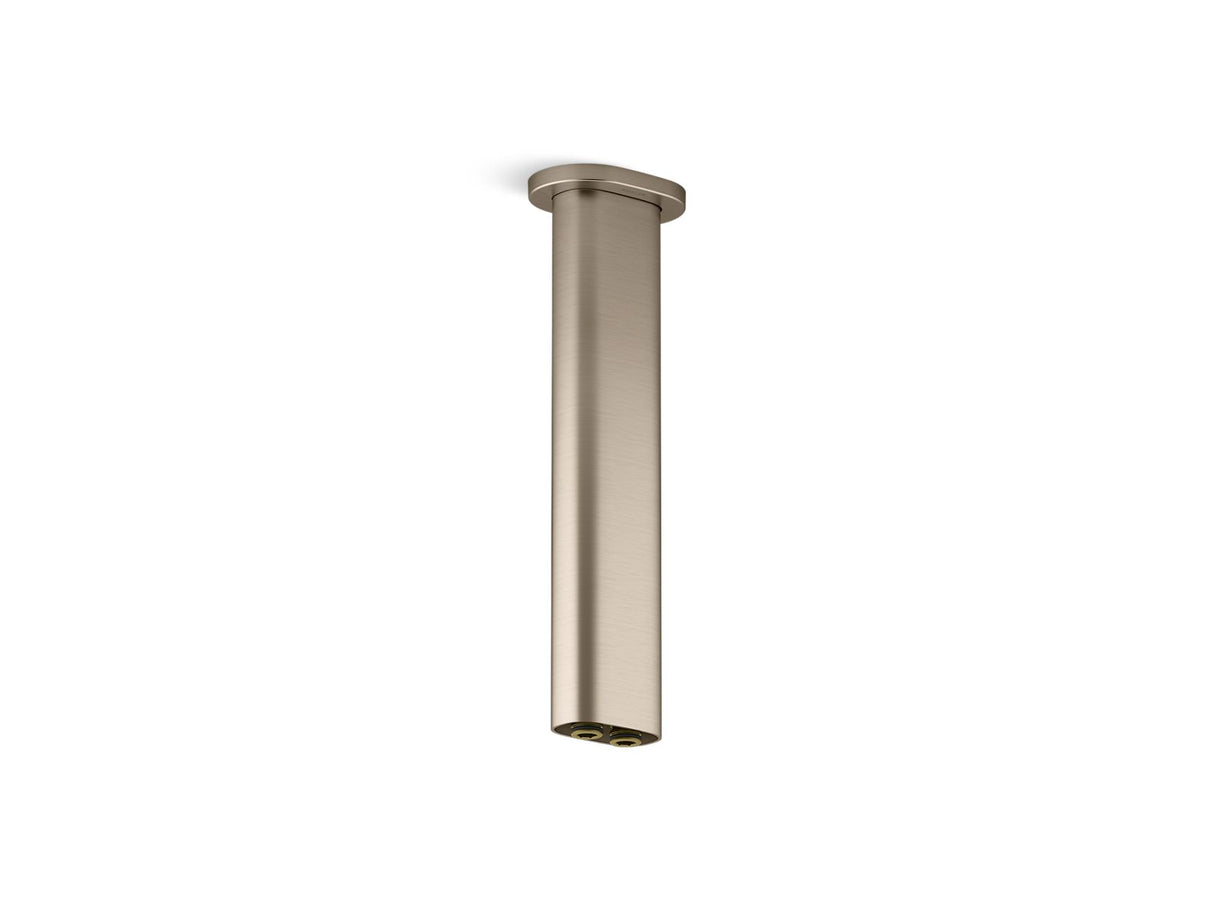 Statement® 10" ceiling-mount two-function rainhead arm and flange