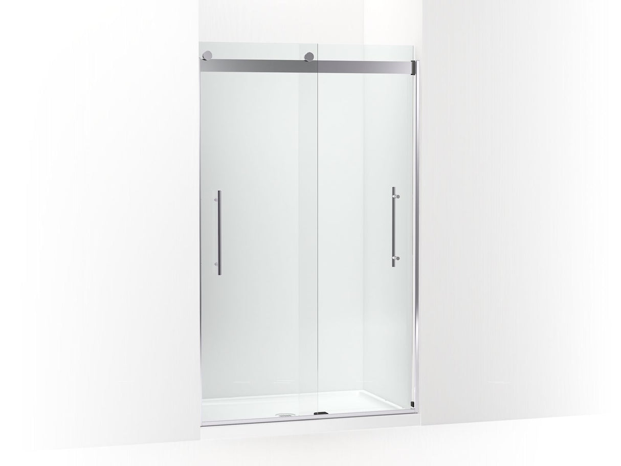 Levity® Plus 44-5/8"-47-5/8" W x 77.53" H bypass shower door with 5/16"-thick Crystal Clear glass