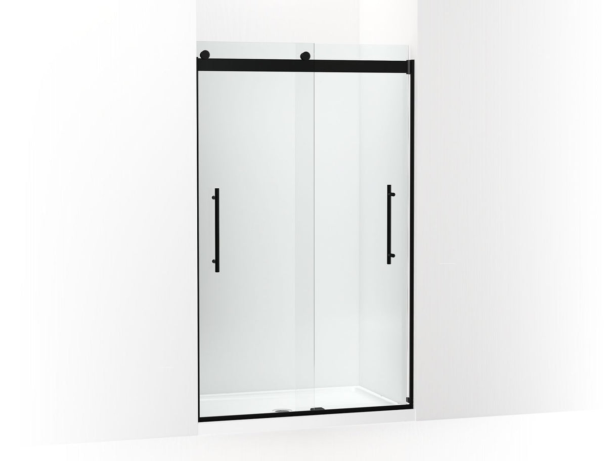 Levity® Plus 44-5/8"-47-5/8" W x 77.53" H bypass shower door with 5/16"-thick Crystal Clear glass