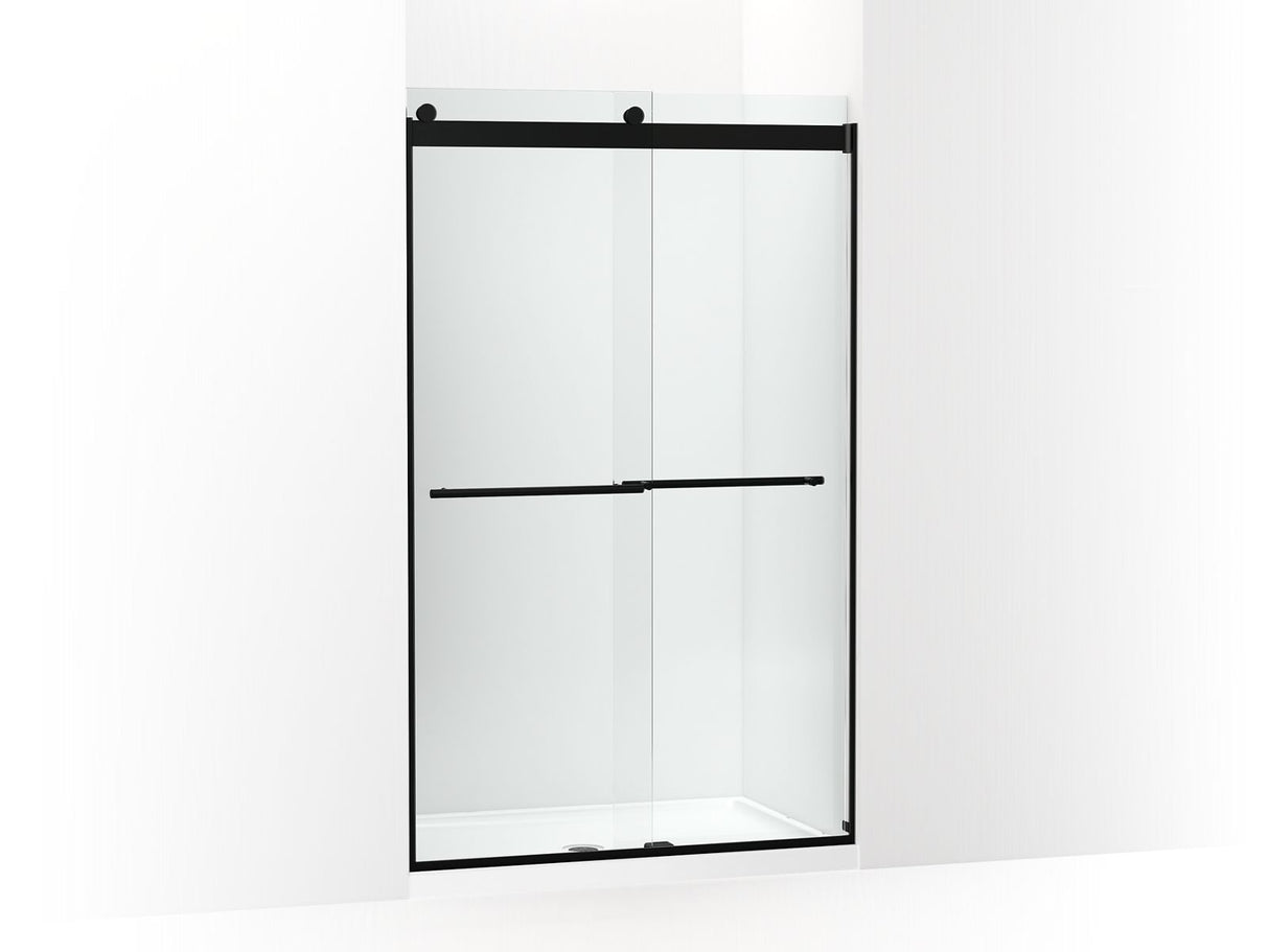 Levity® Plus 44-5/8"-47-5/8" W x 77.53" H bypass shower door with 5/16"-thick Crystal Clear glass