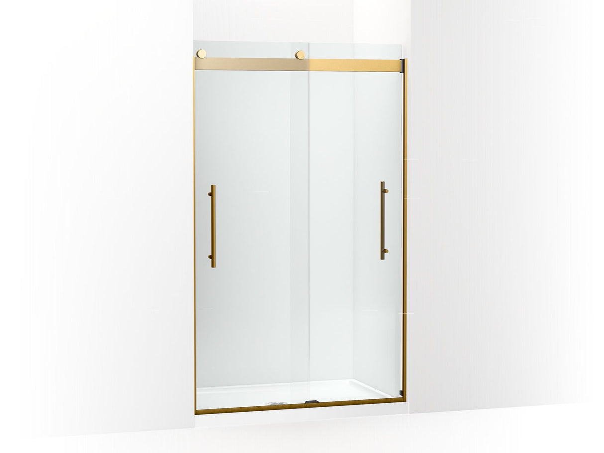 Levity® Plus 44-5/8"-47-5/8" W x 77.53" H bypass shower door with 5/16"-thick Crystal Clear glass