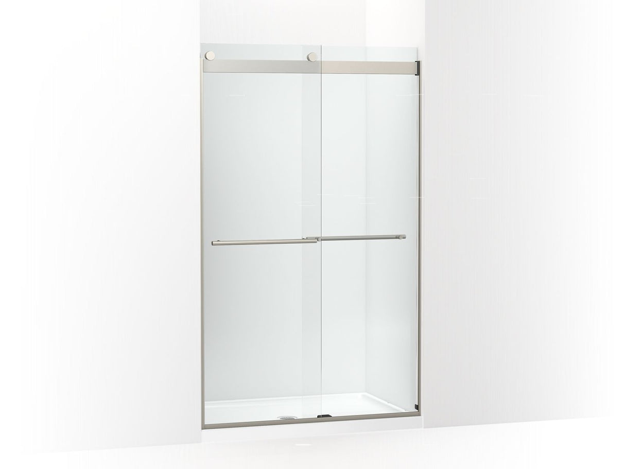 Levity® Plus 44-5/8"-47-5/8" W x 77.53" H bypass shower door with 5/16"-thick Crystal Clear glass