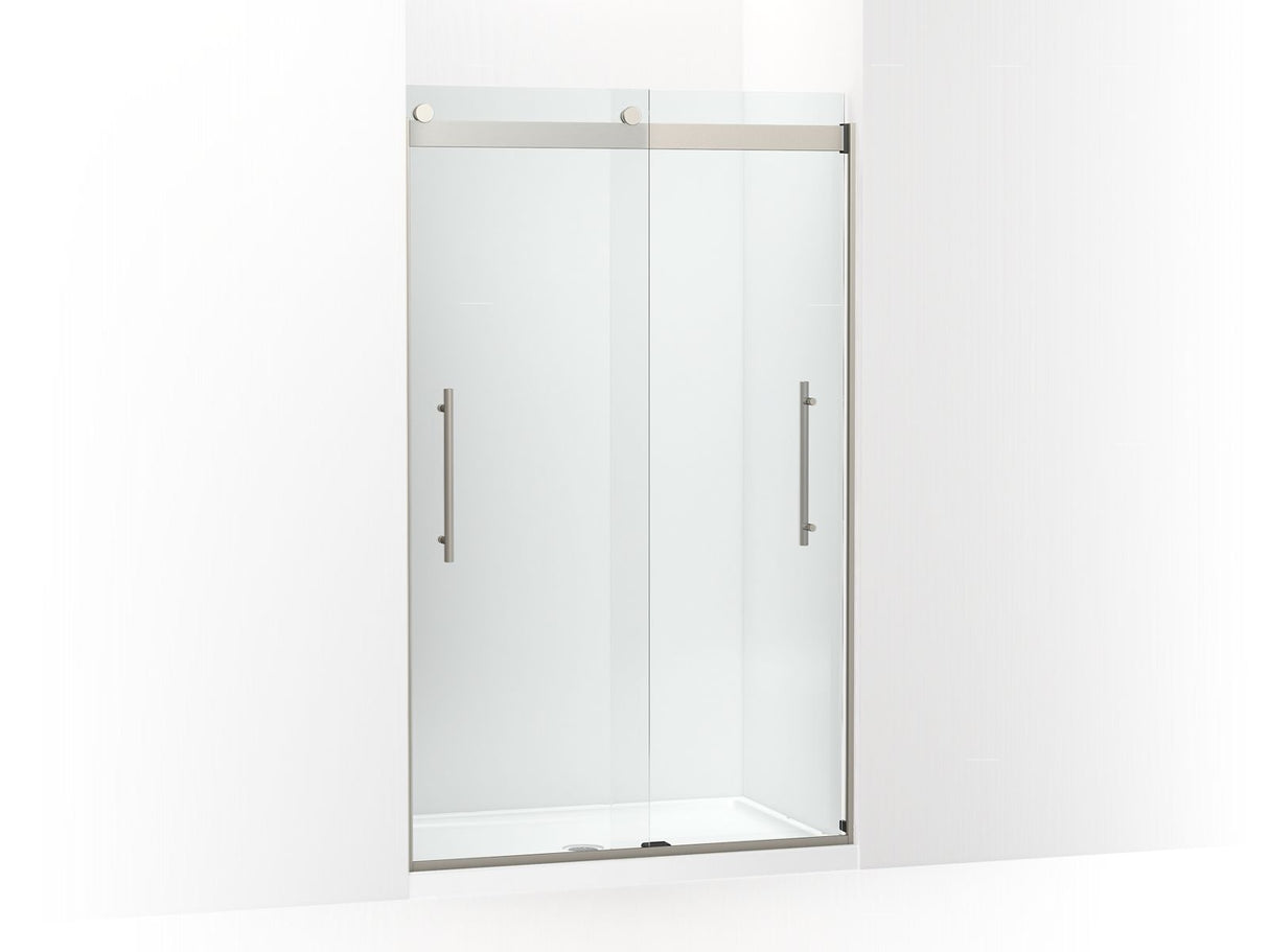 Levity® Plus 44-5/8"-47-5/8" W x 77.53" H bypass shower door with 5/16"-thick Crystal Clear glass