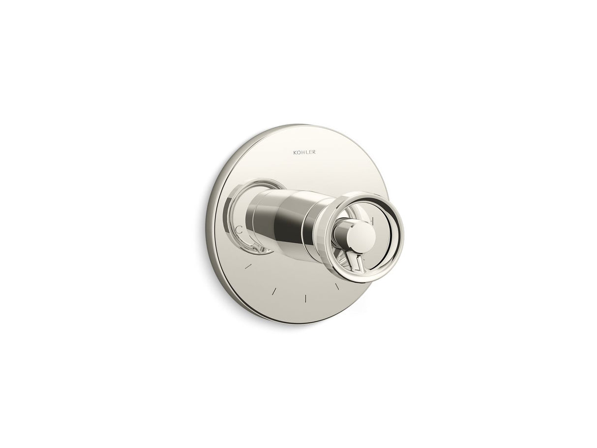 Components® MasterShower® temperature control valve trim with Industrial handle