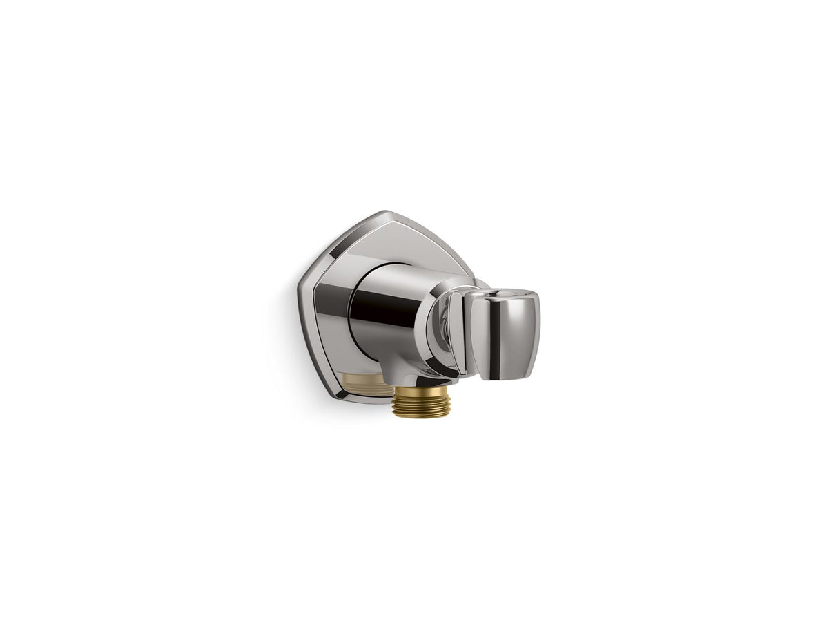 Occasion® Wall-mount handshower holder with supply elbow and check valve