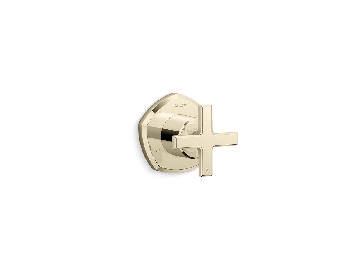 Occasion® MasterShower® transfer valve trim with cross handle